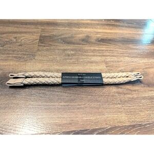 NWT MICHE BAG HANDLES TAN BRAIDED ROPE INTERCHANGEABLE STRAPS TAUPE ROPE PURSE